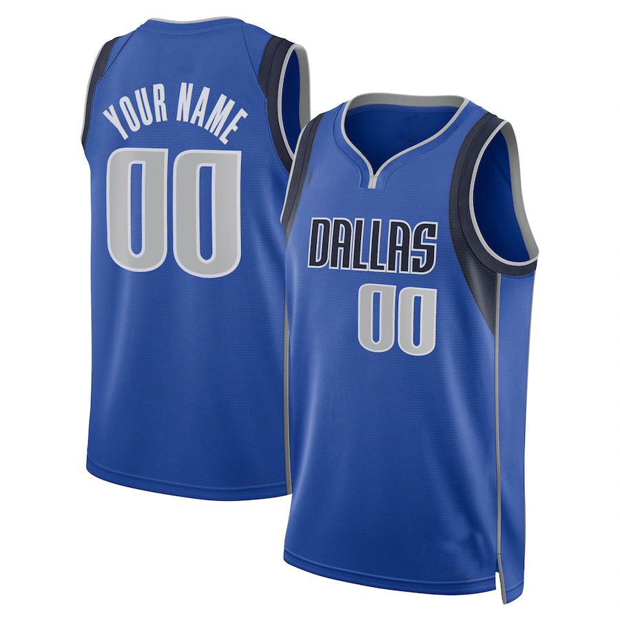 Custom #23 Blue 2022 DAL Basketball Shirt Top