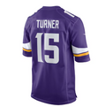 Custom #15 Purple 2024 MIN Football Shirt Top