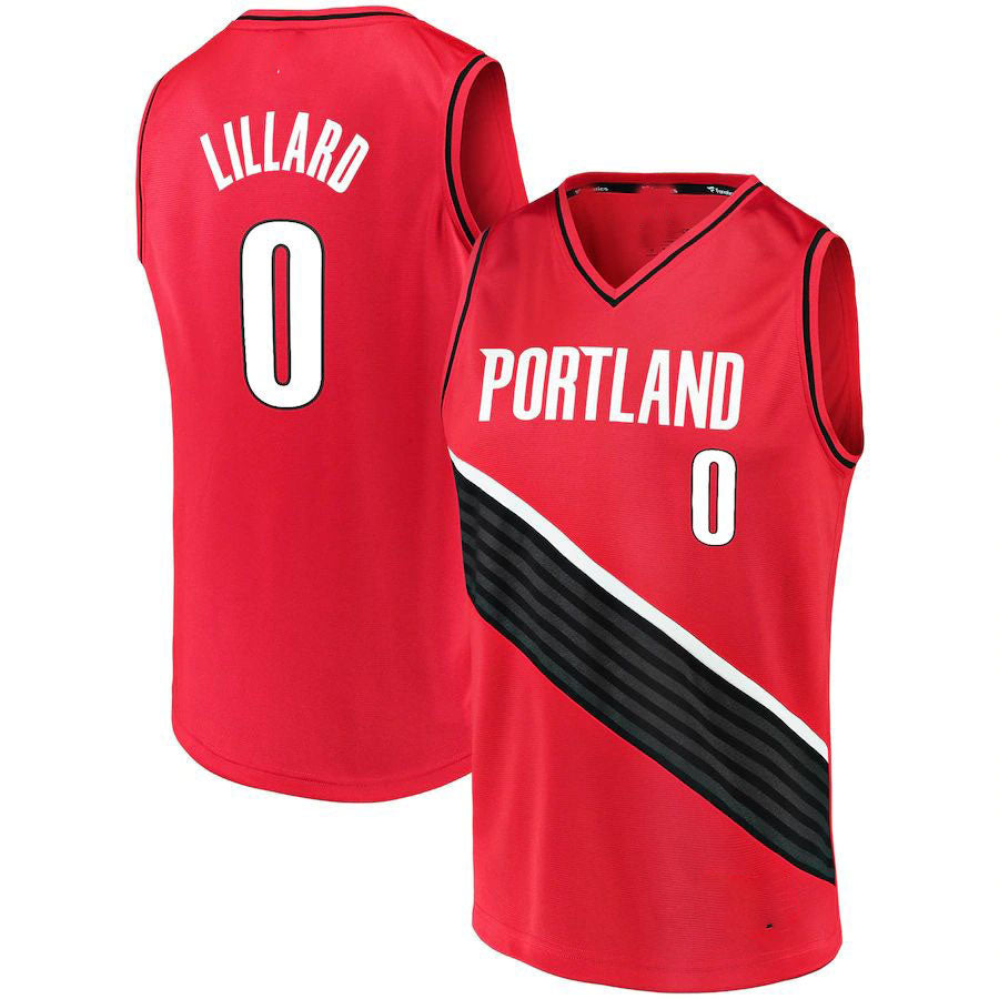 Custom #0 Red 2020 POR Basketball Shirt Top