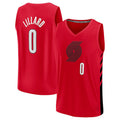 Custom #0 Red 2022 POR Basketball Shirt Top