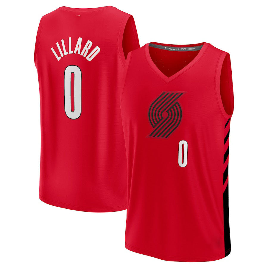 Custom #0 Red 2022 POR Basketball Shirt Top