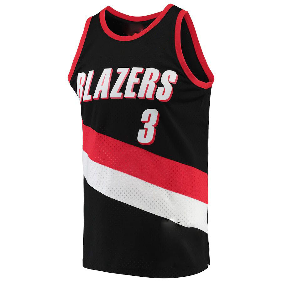 Custom #3 Black POR Basketball Shirt Top