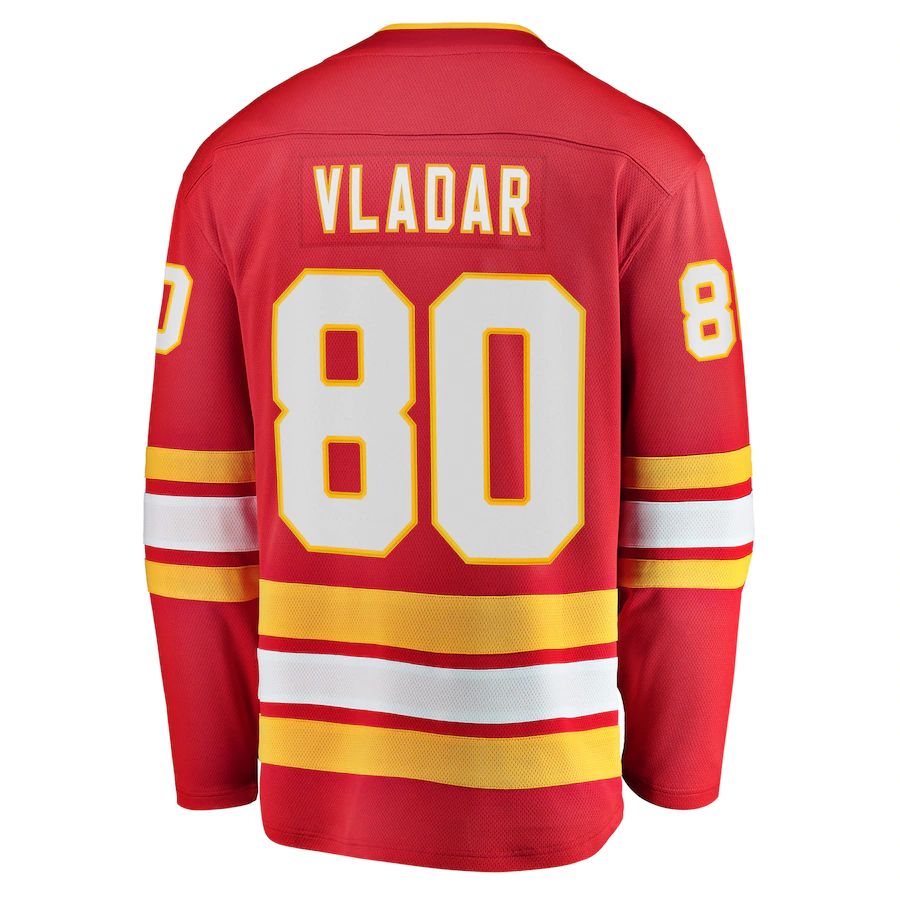 Custom #80 Red CGY Hockey Shirt Top
