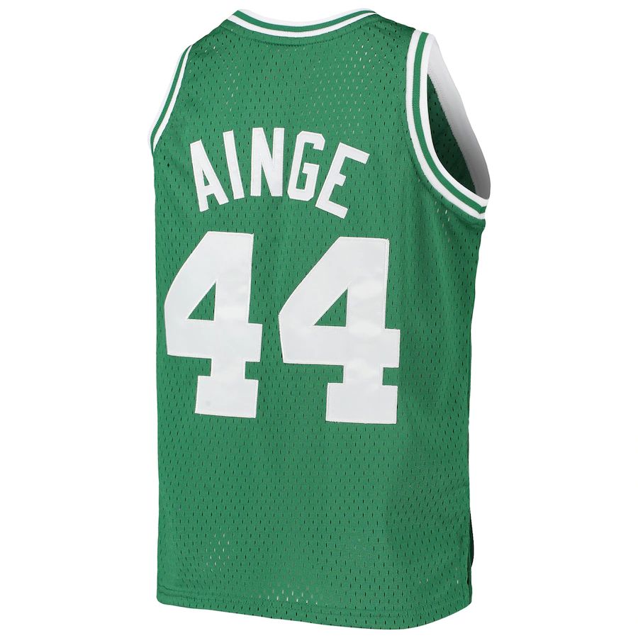 Custom #44 Green 1985 BOS Basketball Shirt Top