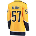 Custom #57 Gold NSH Hockey Shirt Top
