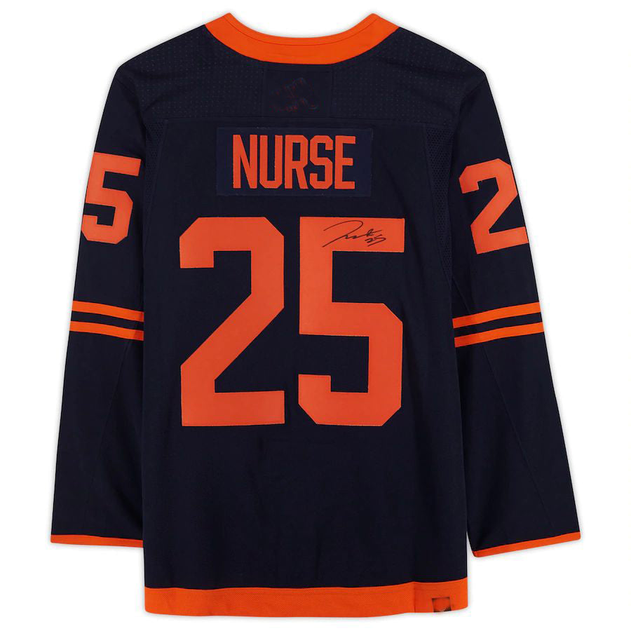 Custom #25 Navy EDM Hockey Shirt Top