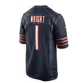 Custom #1 Navy 2023 CHI Football Shirt Top