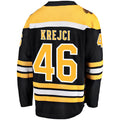 Custom #46 Black BOS Hockey Shirt Top