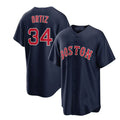 Custom #34 Red BOS Baseball Shirt Top