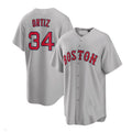 Custom #34 Red BOS Baseball Shirt Top