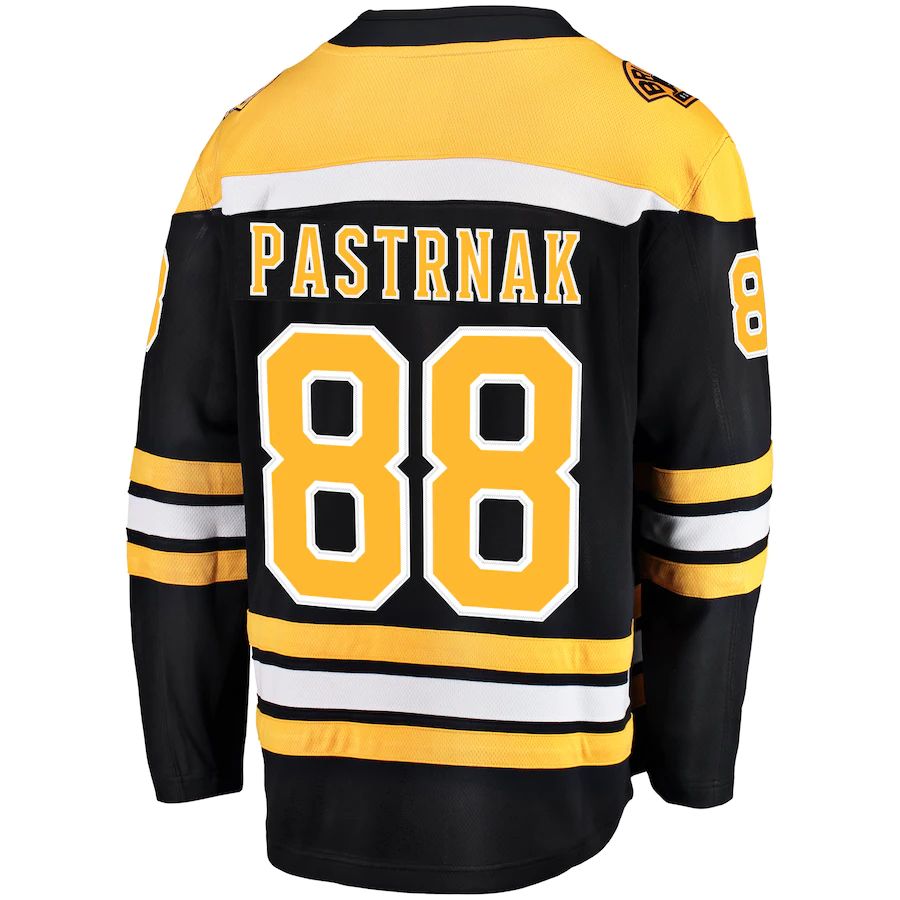 Custom #88 Black BOS Hockey Shirt Top