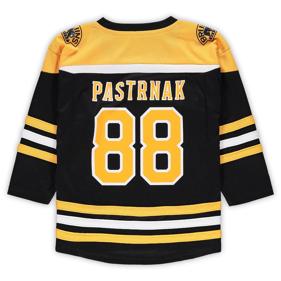 Custom #88 Black BOS Hockey Shirt Top