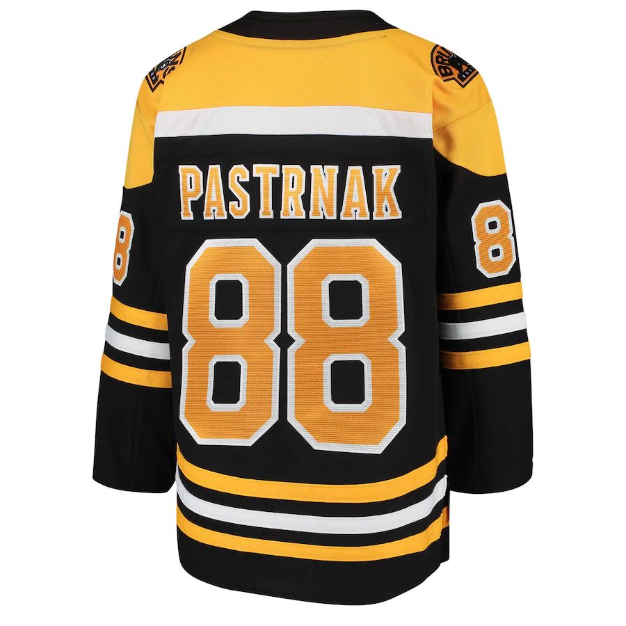 Custom #88 Black BOS Hockey Shirt Top