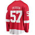 Custom #57 Red DET Hockey Shirt Top