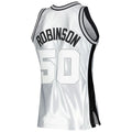 Custom #50 Platinum 1998 SAS Basketball Shirt Top
