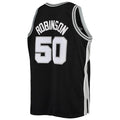 Custom #50 Black SAS Basketball Shirt Top