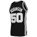 Custom #50 Black 1998 SAS Basketball Shirt Top