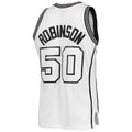 Custom #50 White SAS Basketball Shirt Top