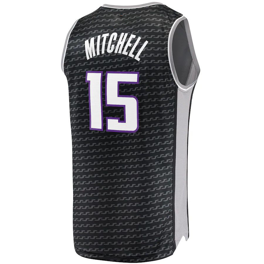 Custom #15 Black Basketball Shirt Top
