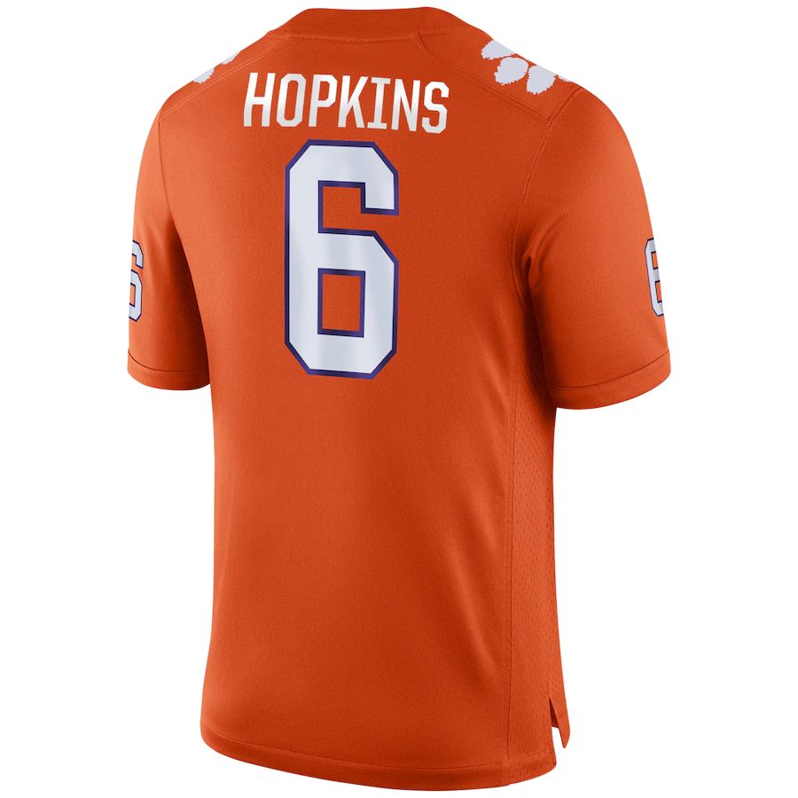 Custom #6 Orange College Shirt Top