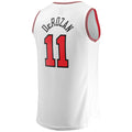 Custom #11 White 2021 CHI Basketball Shirt Top