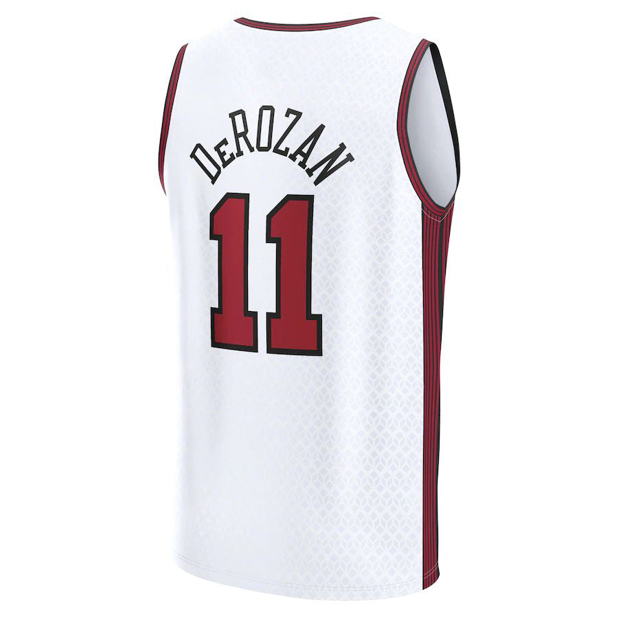 Custom #11 White 2022 CHI Basketball Shirt Top
