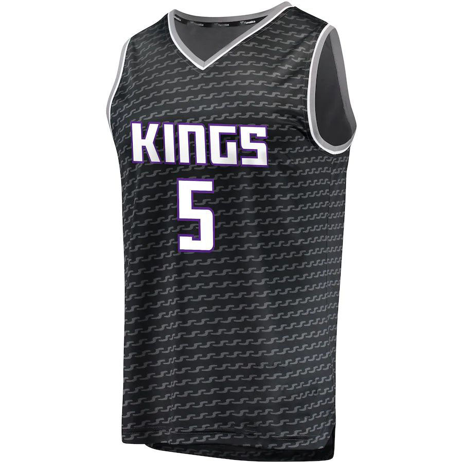 Custom #5 Black Basketball Shirt Top