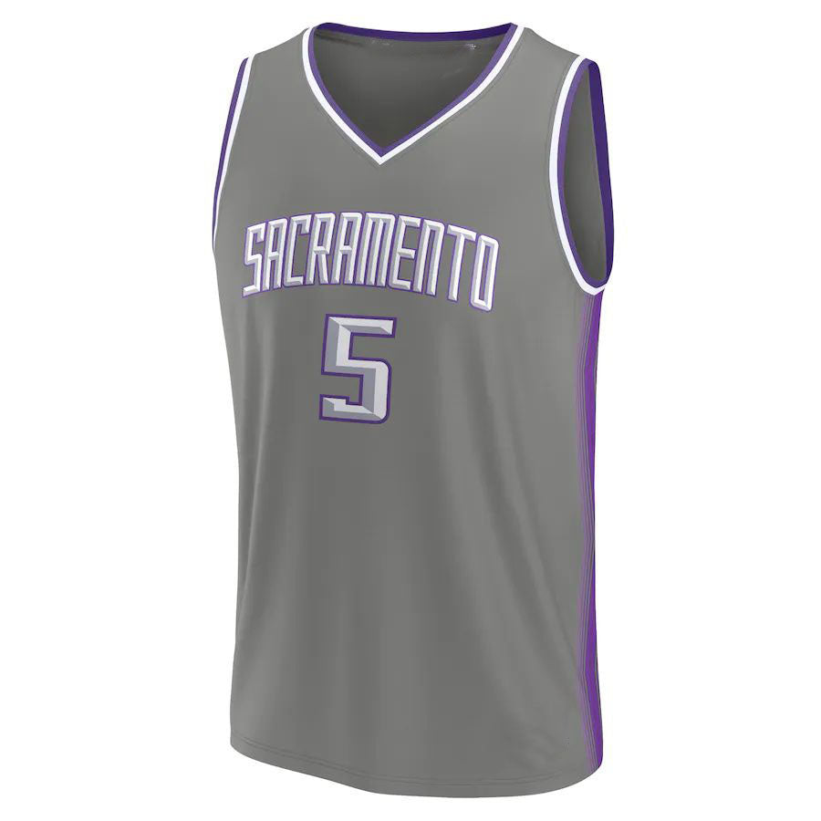 Custom #5 Gray Basketball Shirt Top