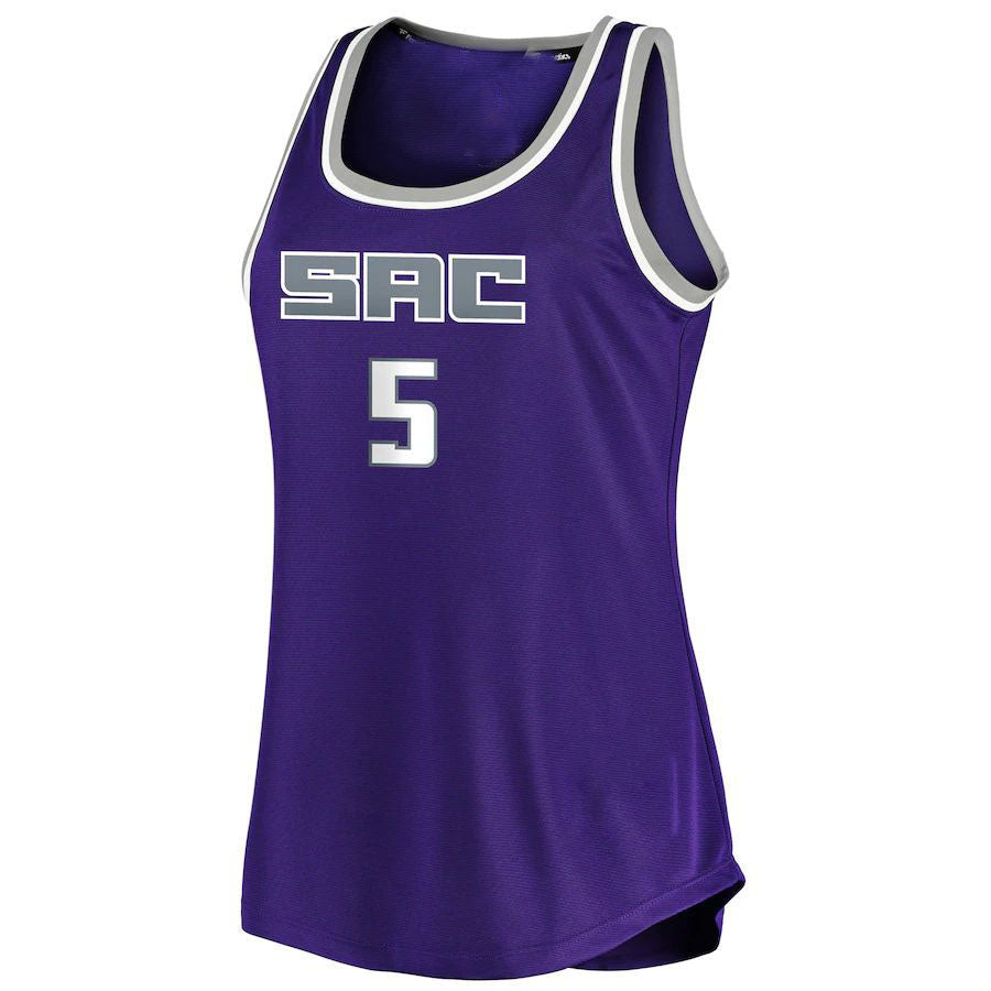Custom #5 Purple Basketball Shirt Top