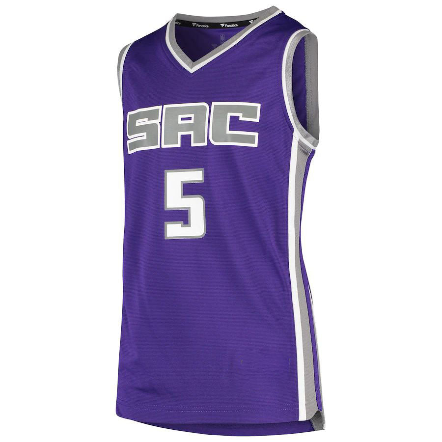Custom #5 Purple Basketball Shirt Top