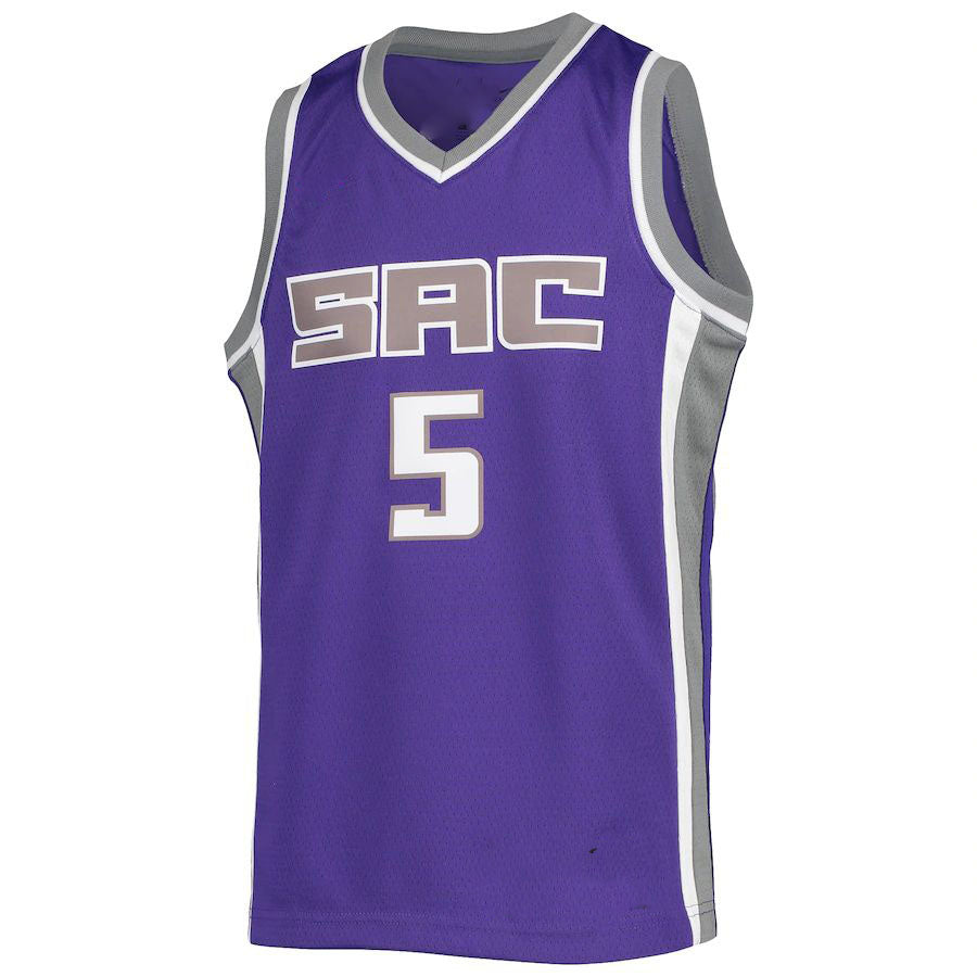 Custom #5 Purple Basketball Shirt Top