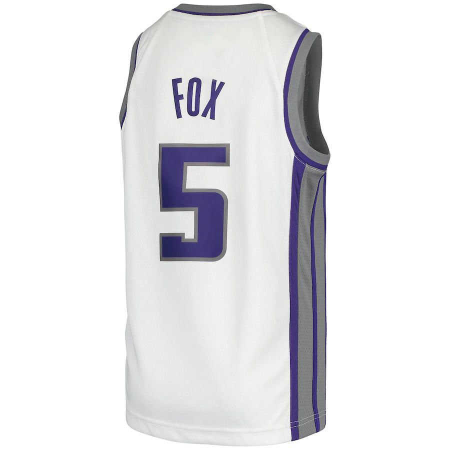 Custom #5 White Basketball Shirt Top