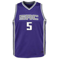 Custom #5 Purple Basketball Shirt Top