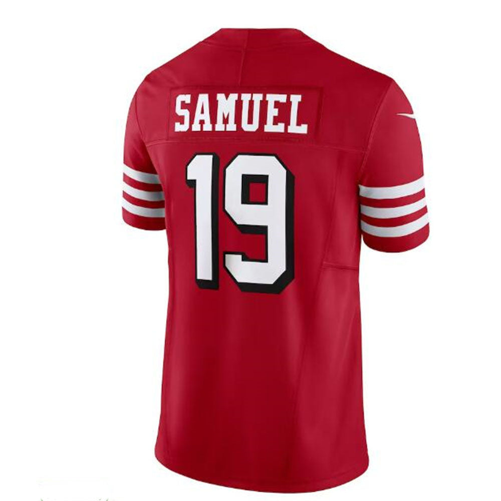 Custom #19 Scarlet SF Football Shirt Top