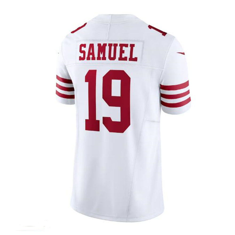 Custom #19 White SF Football Shirt Top