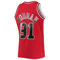 Custom #91 Red 1996 CHI Basketball Shirt Top