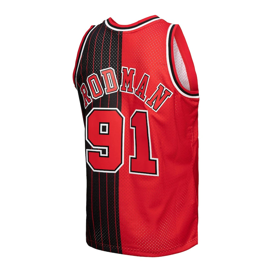Custom #91 Black 1995 CHI Basketball Shirt Top