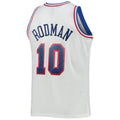 Custom #10 White 1992 Basketball Shirt Top