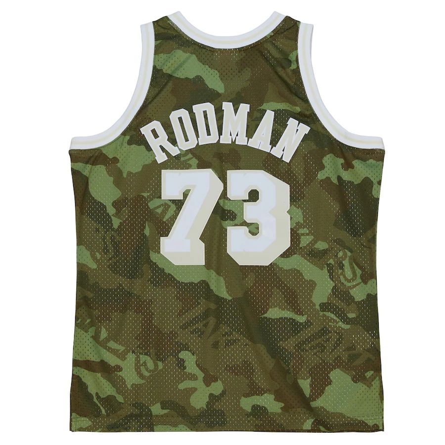 Custom #73 Green 1998 LAL Basketball Shirt Top