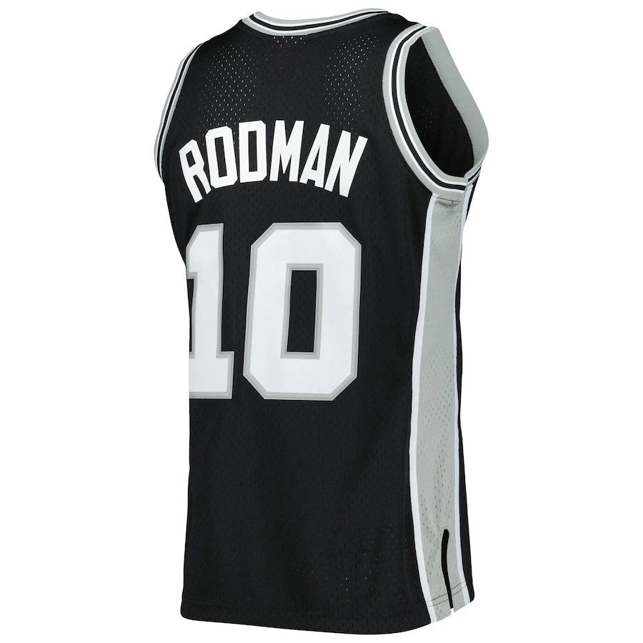 Custom #10 Black 1993 SAS Basketball Shirt Top