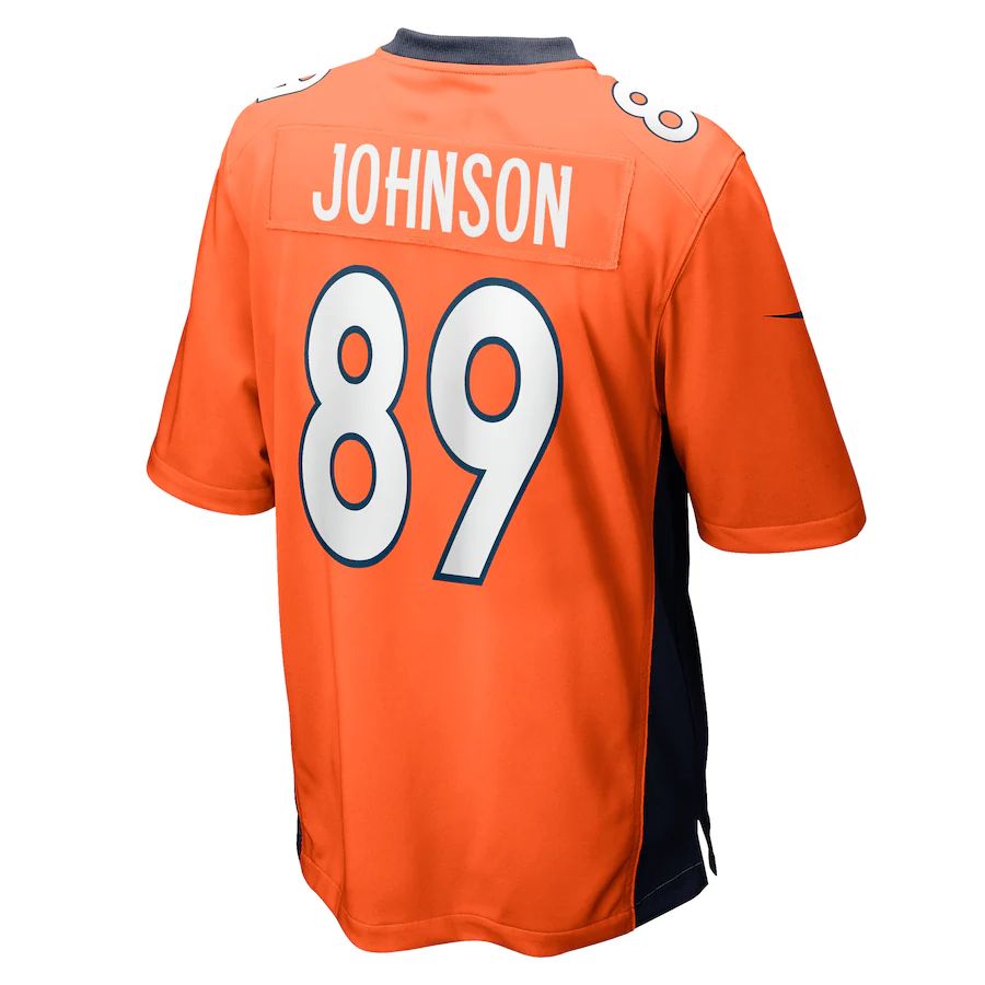 Custom #89 Orange DEN Football Shirt Top
