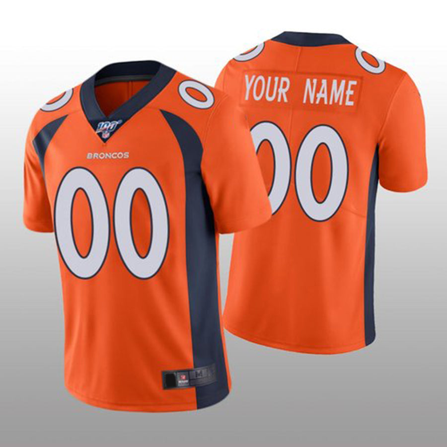 Custom Orange DEN Football Shirt Top
