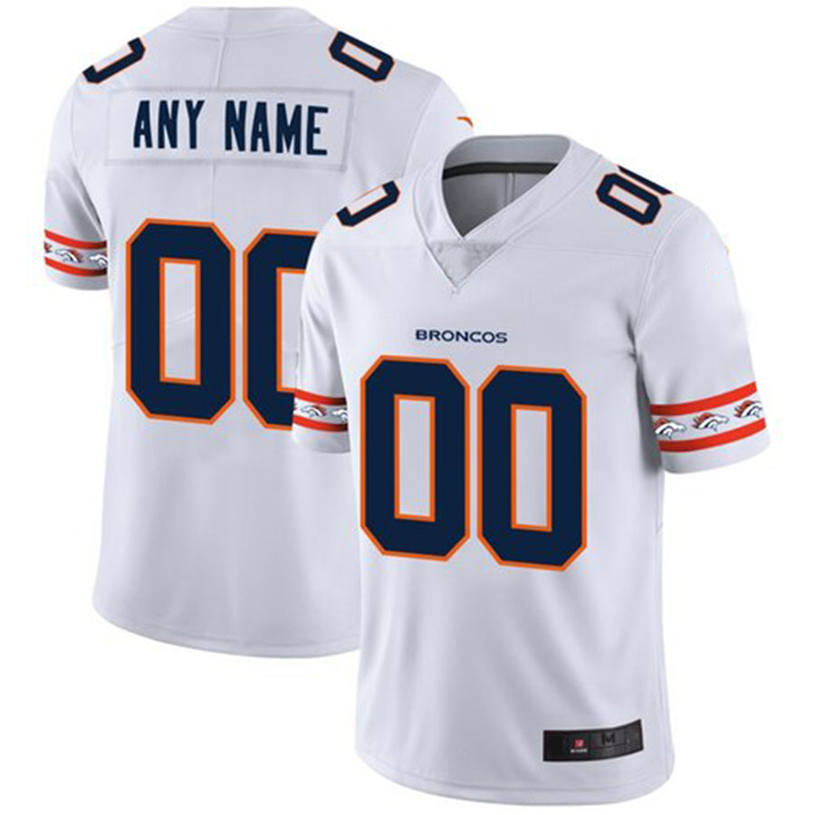 Custom White DEN Football Shirt Top