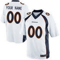 Custom White 2013 DEN Football Shirt Top