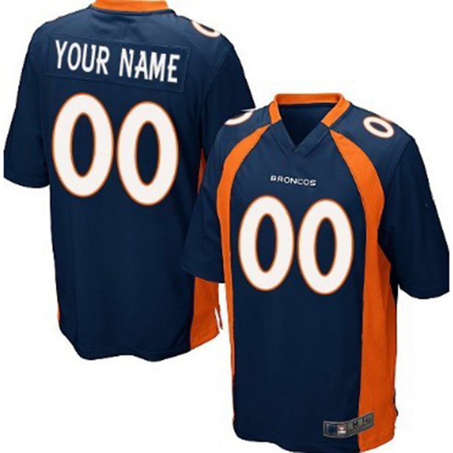 Custom Blue DEN Football Shirt Top