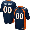 Custom Blue DEN Football Shirt Top