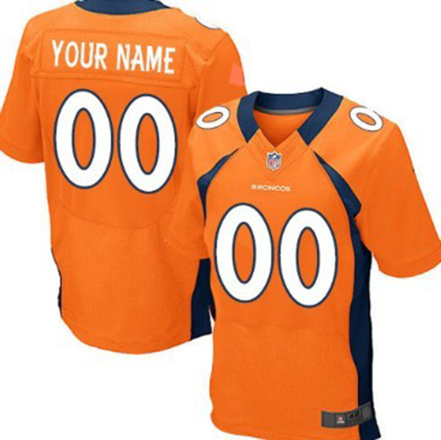 Custom Orange DEN Football Shirt Top