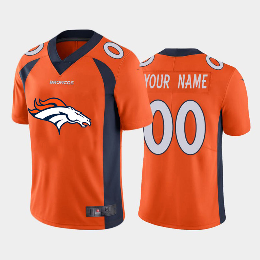 Custom Orange DEN Football Shirt Top