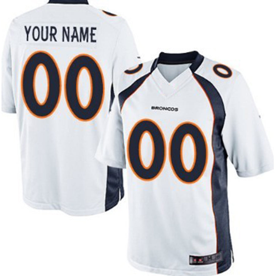 Custom White DEN Football Shirt Top
