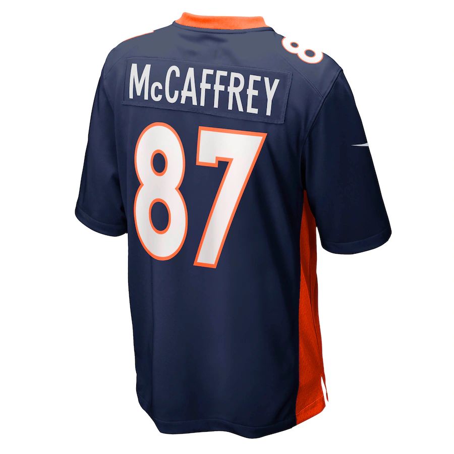 Custom #87 Navy DEN Football Shirt Top